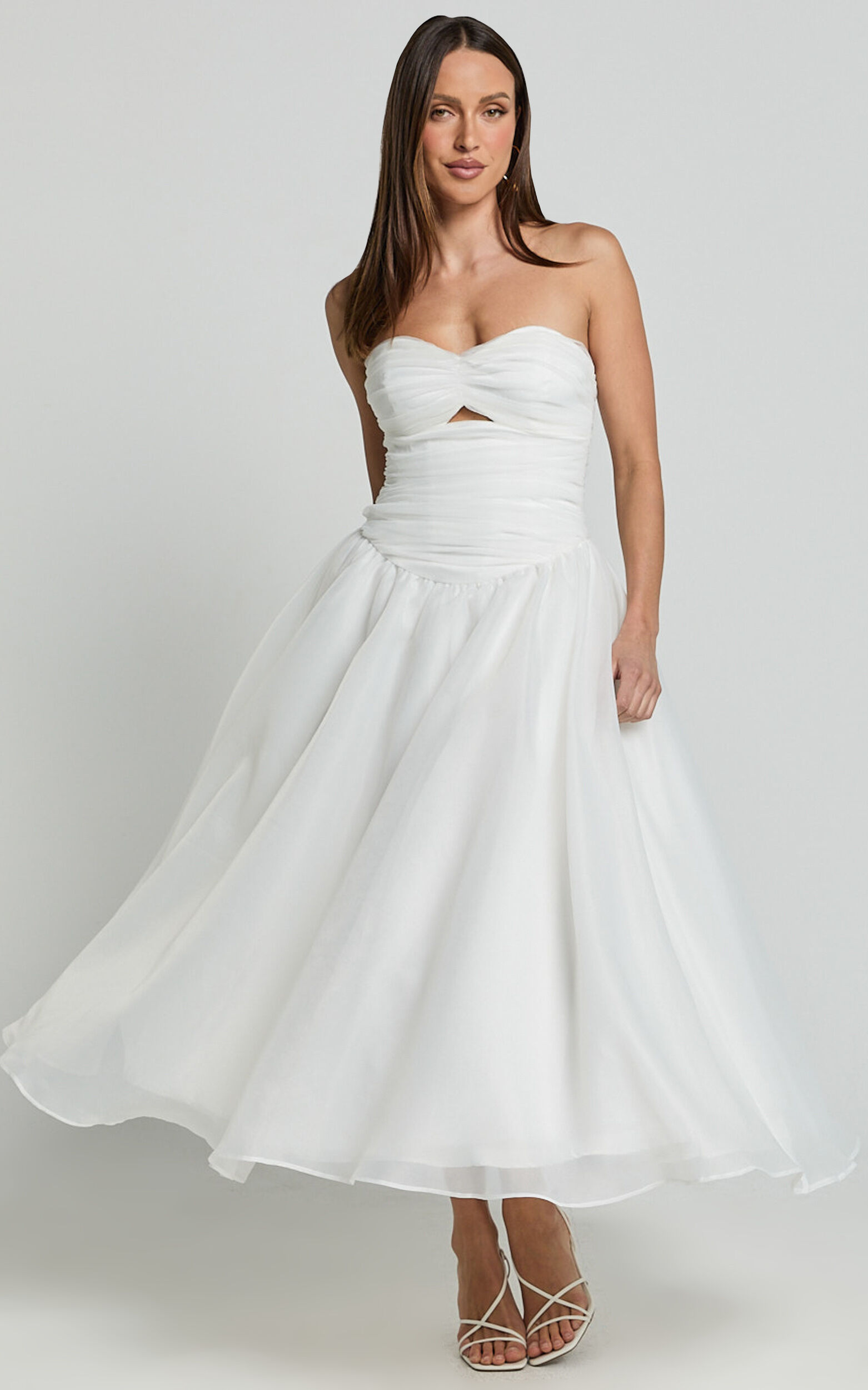 [韓国人気] BAU by Bride And You★CAROLINE Bustier Midi Dress Designer fashion, Seoul-fully created | W Concept