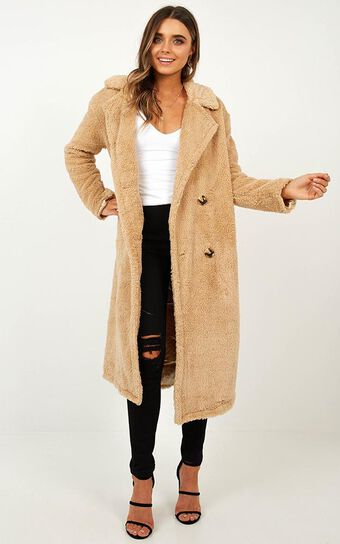 Bold Woman Coat In Cream