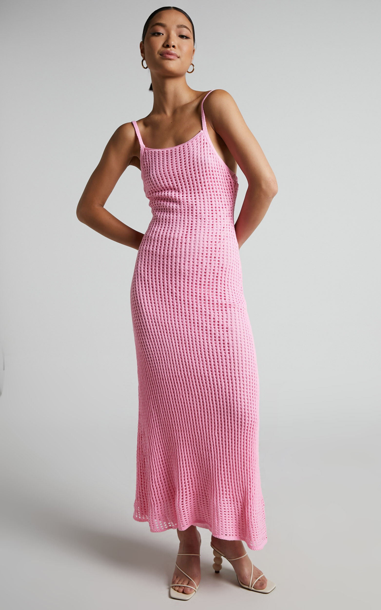 Pink 2025 crochet dress