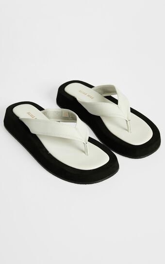 Alias Mae - Poppy Sandals in Ivory Leather