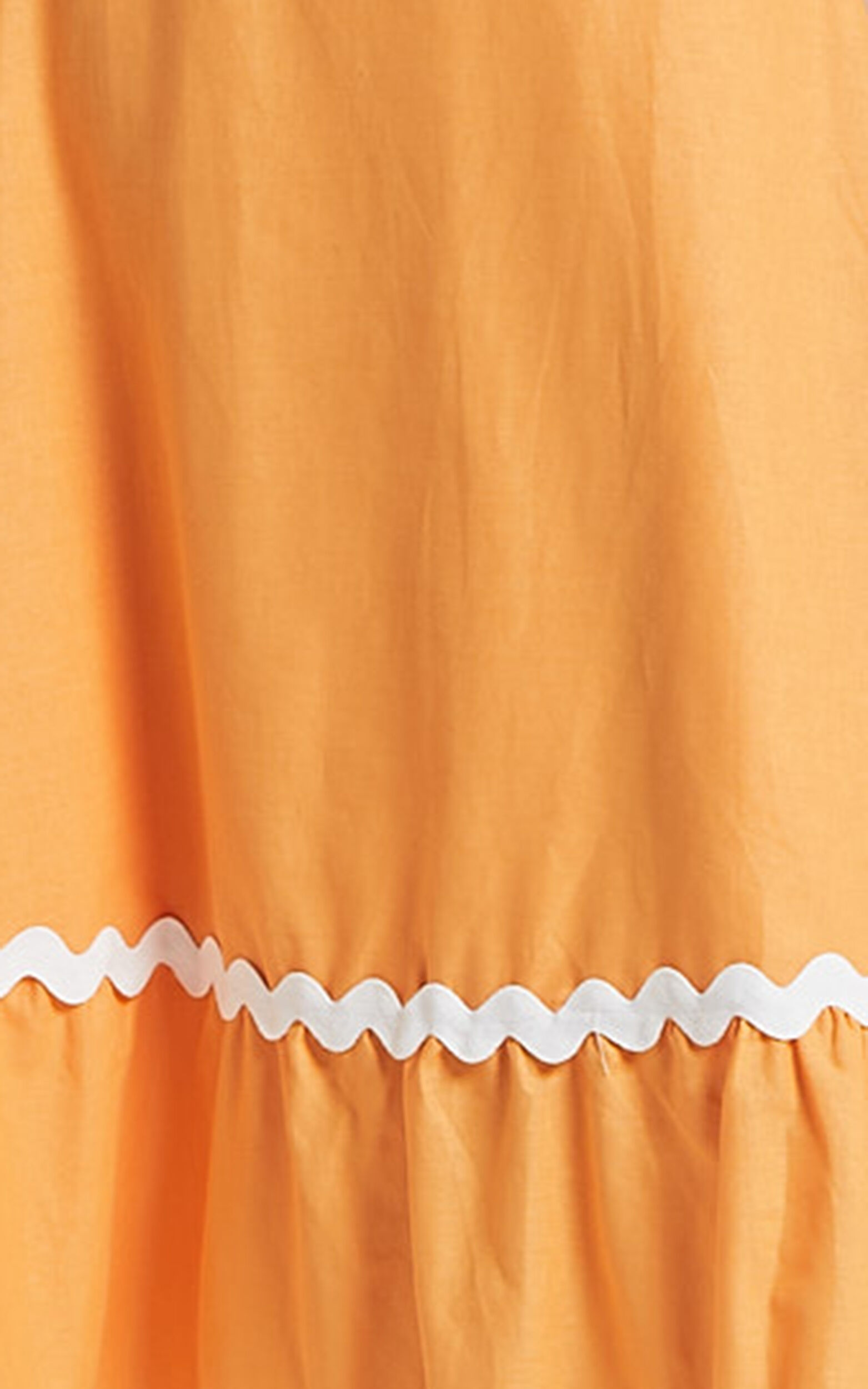 Moriseth Midi Dress - Linen Sleeveless Fit Flare Dress in Orange | Showpo