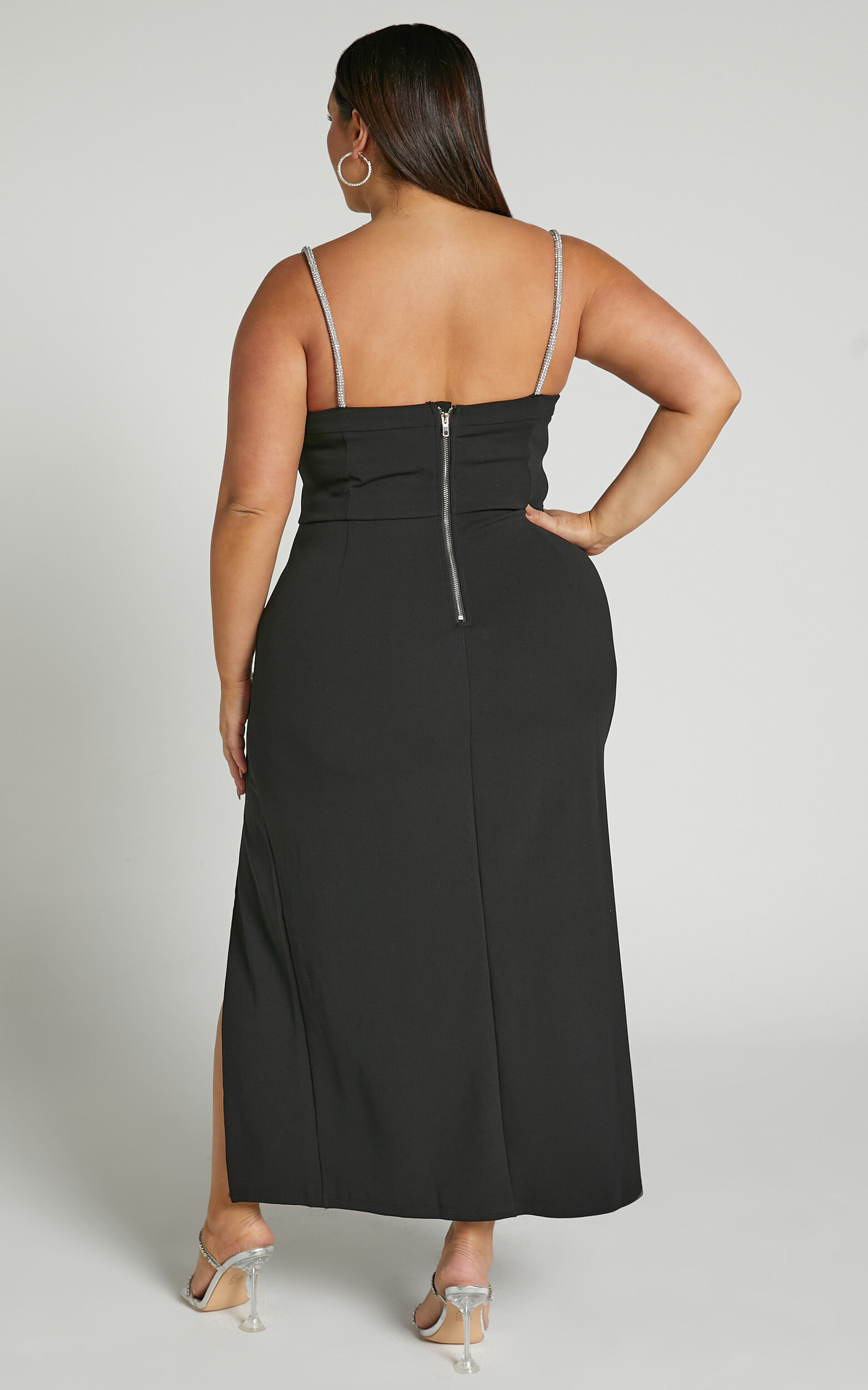 Plus size hotsell black pencil dress
