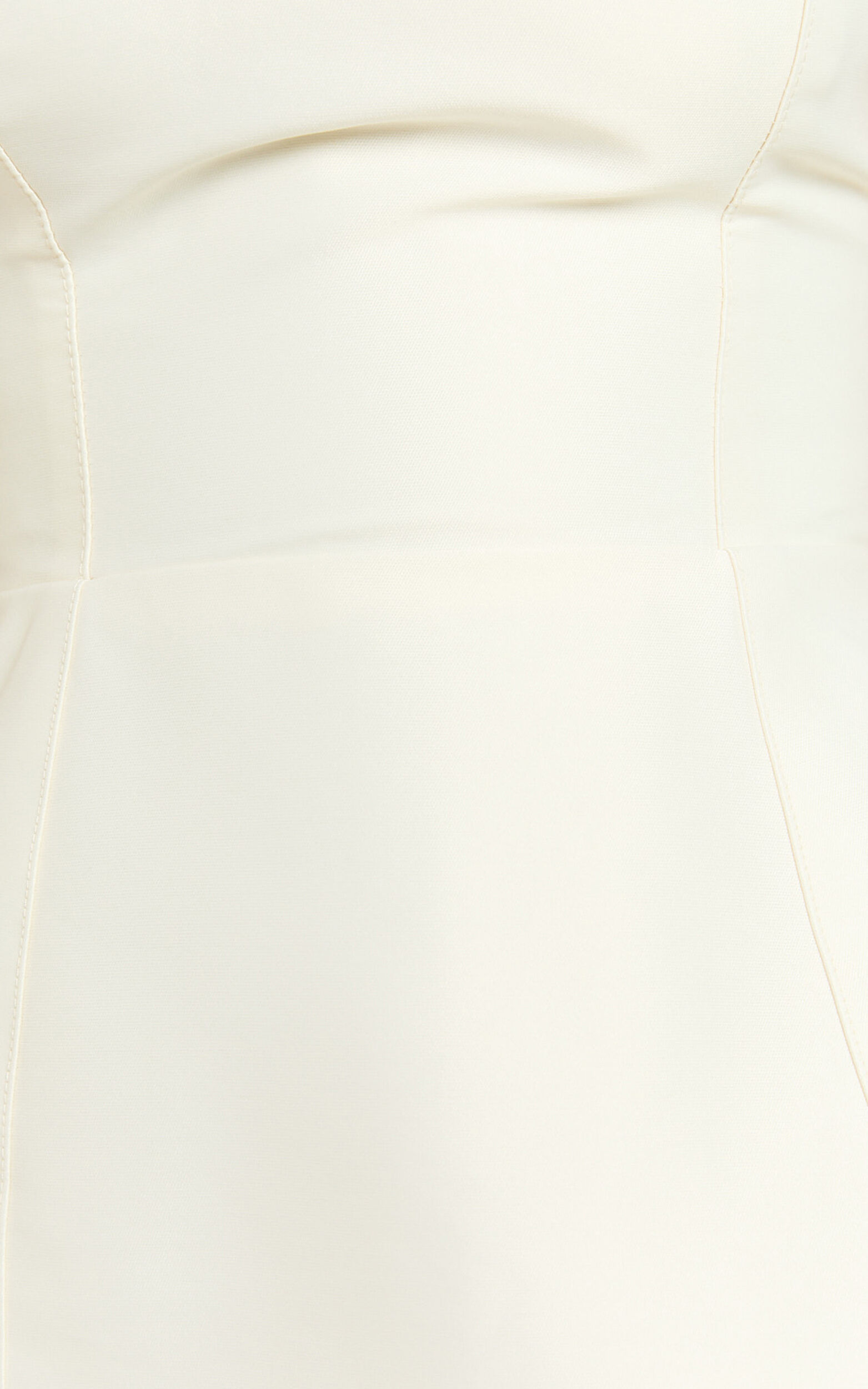 Carolina Mini Dress - Scoop Neck Panel Bodice Dress in Off White | Showpo