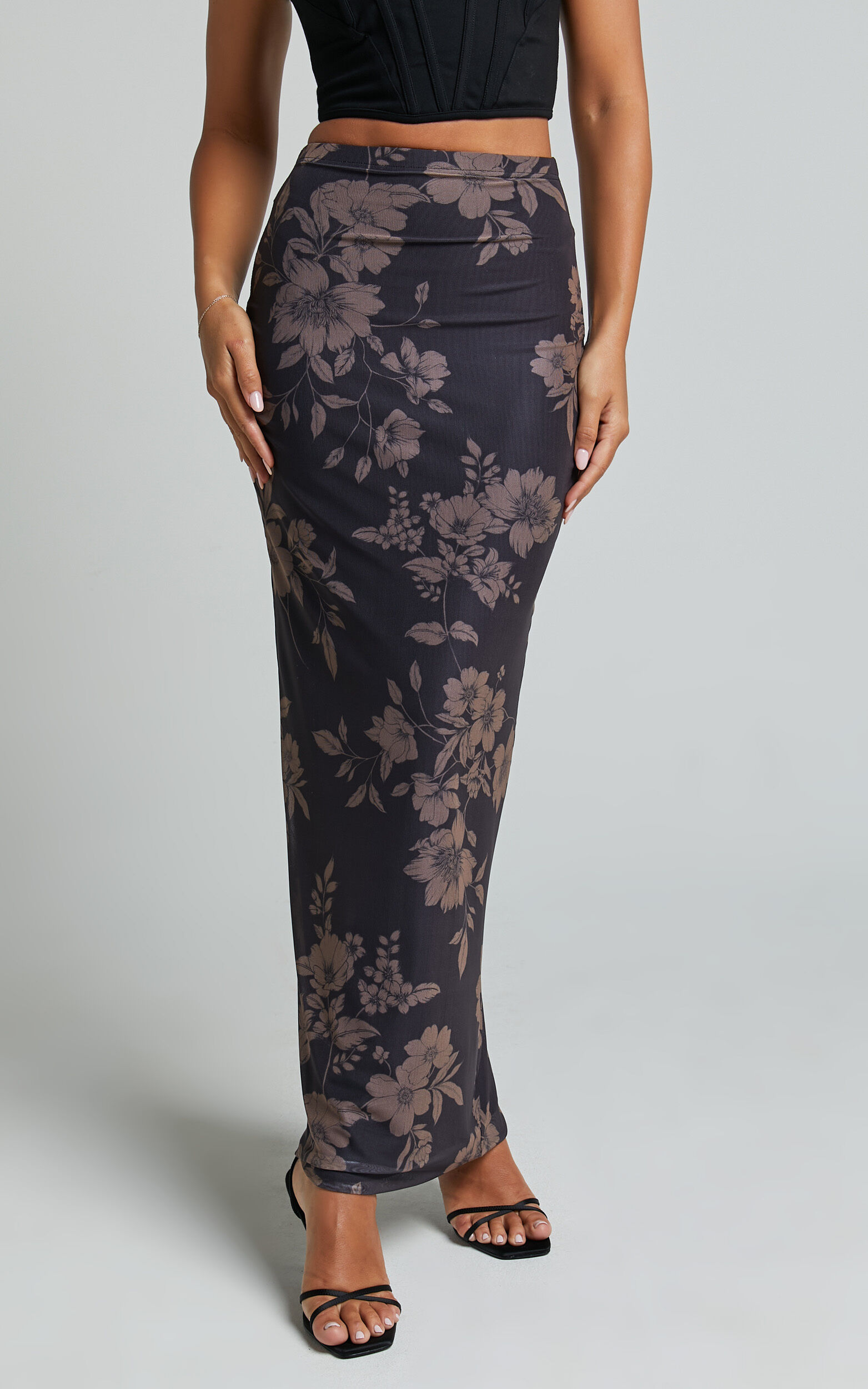 Printed bodycon skirt clearance