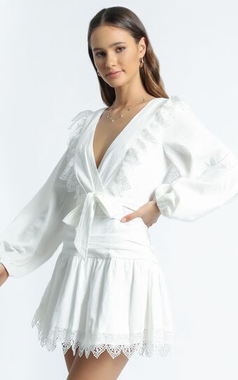 Bellevue Dress in White