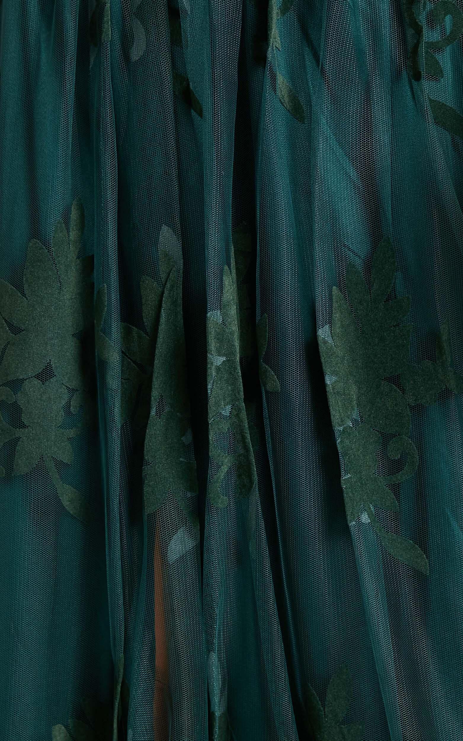 Promenade Maxi Dress in Emerald Showpo EU