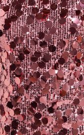 Tracy Mini Dress - Disc Sequin Shift Dress in Rose | Showpo USA