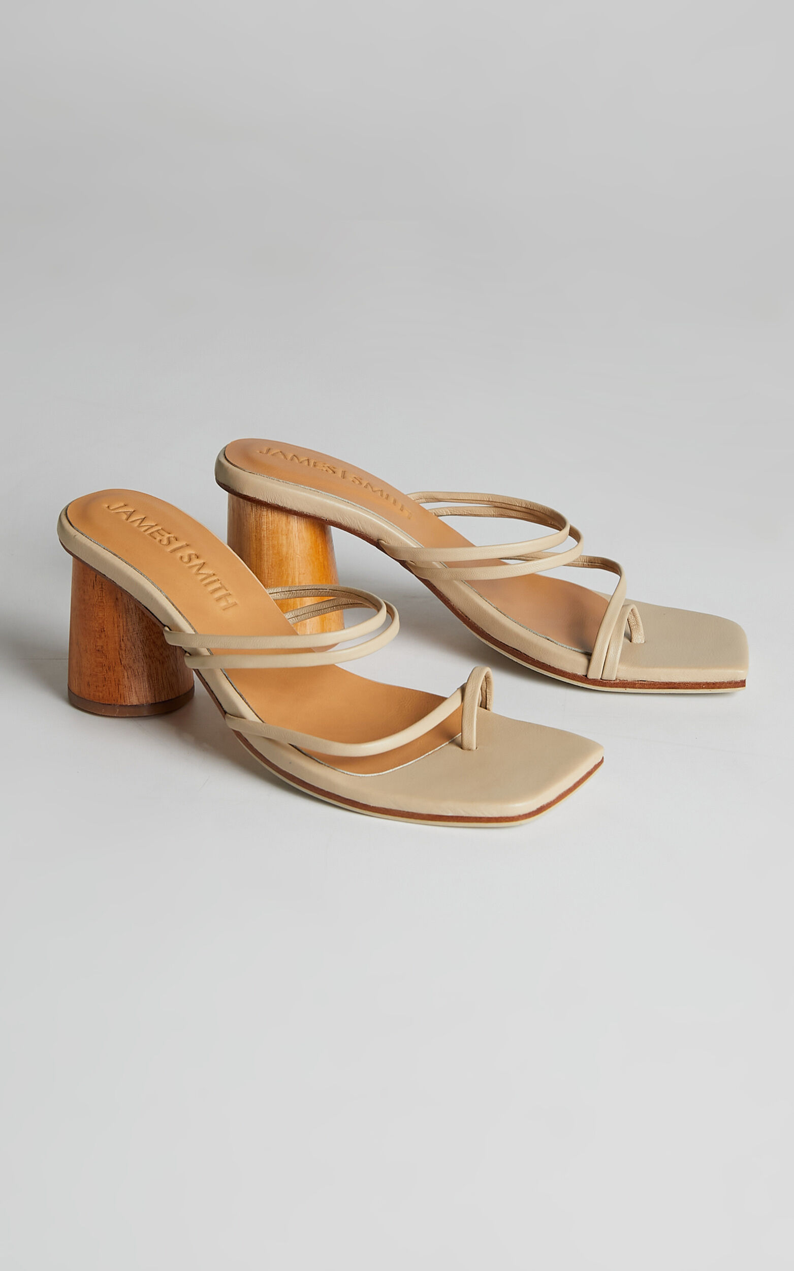 James Smith - Taormina Toe Strap Sandal in Nude - 05, BRN1