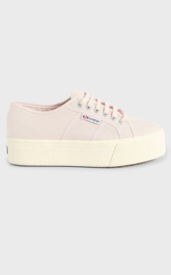 2790 ACOTW Linea Up And Down Platform Sneakers in pink peach blush - off white