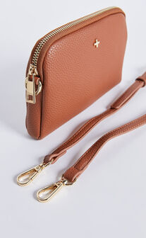 Alias Mini Crossbody Bag in Tan