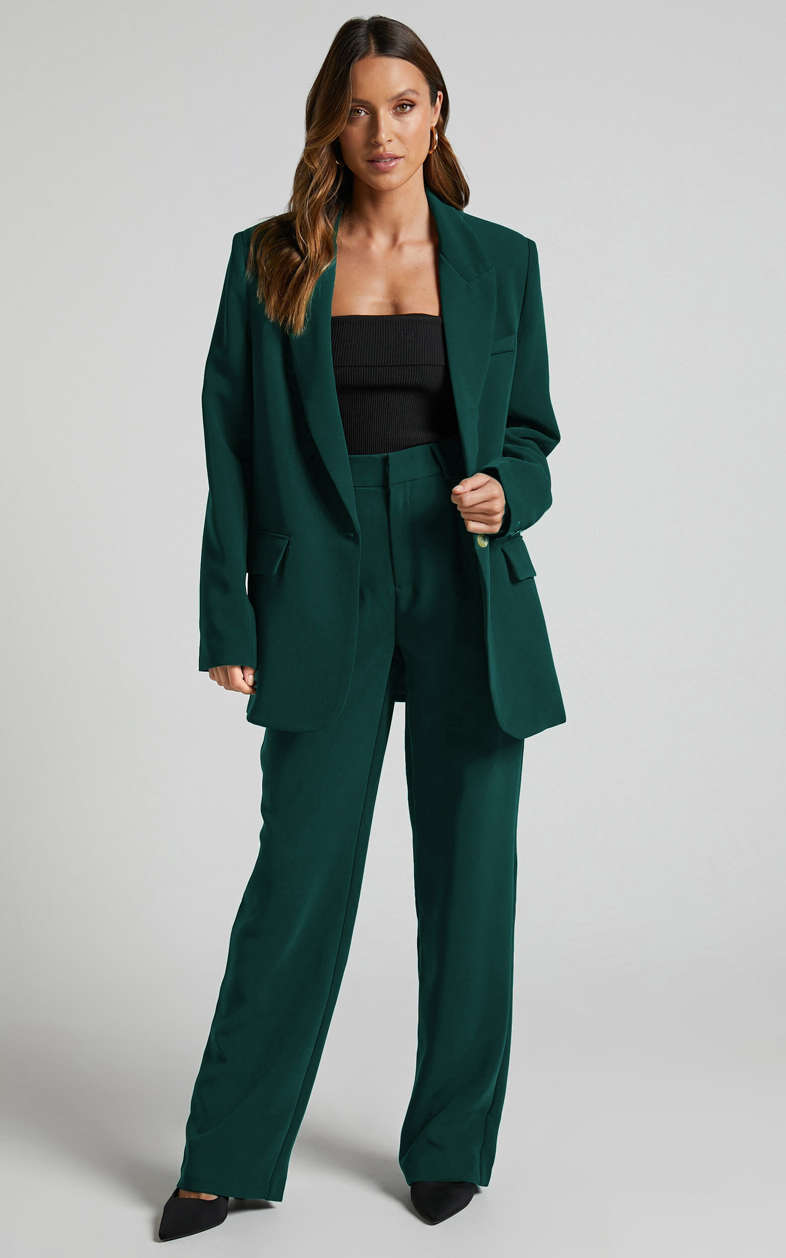 Forest green pantsuit online