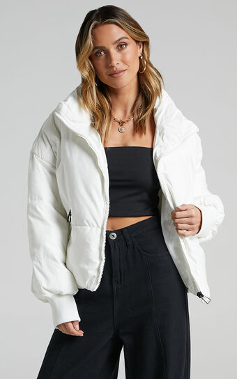 Windsor Jacket - Puffer Jacket in White