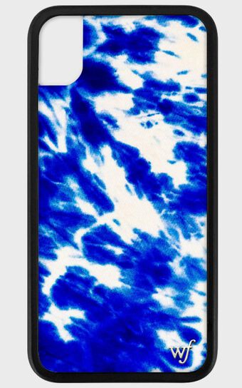 Wildflower - iPhone Case in Blue Tie Dye