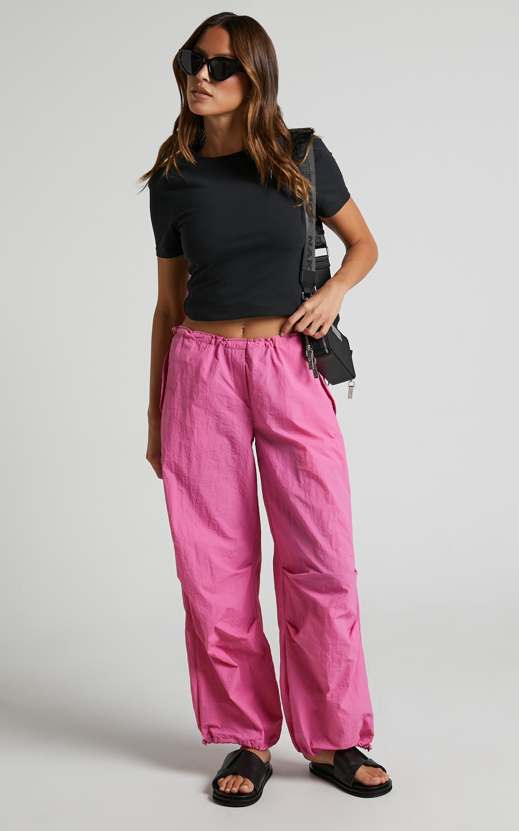 ★SCULPTOR★ Parachute Cargo Pants Ballerina Pink SC23A455PK MUSINSA | SCULPTOR Parachute Cargo Pants Ballerina Pink