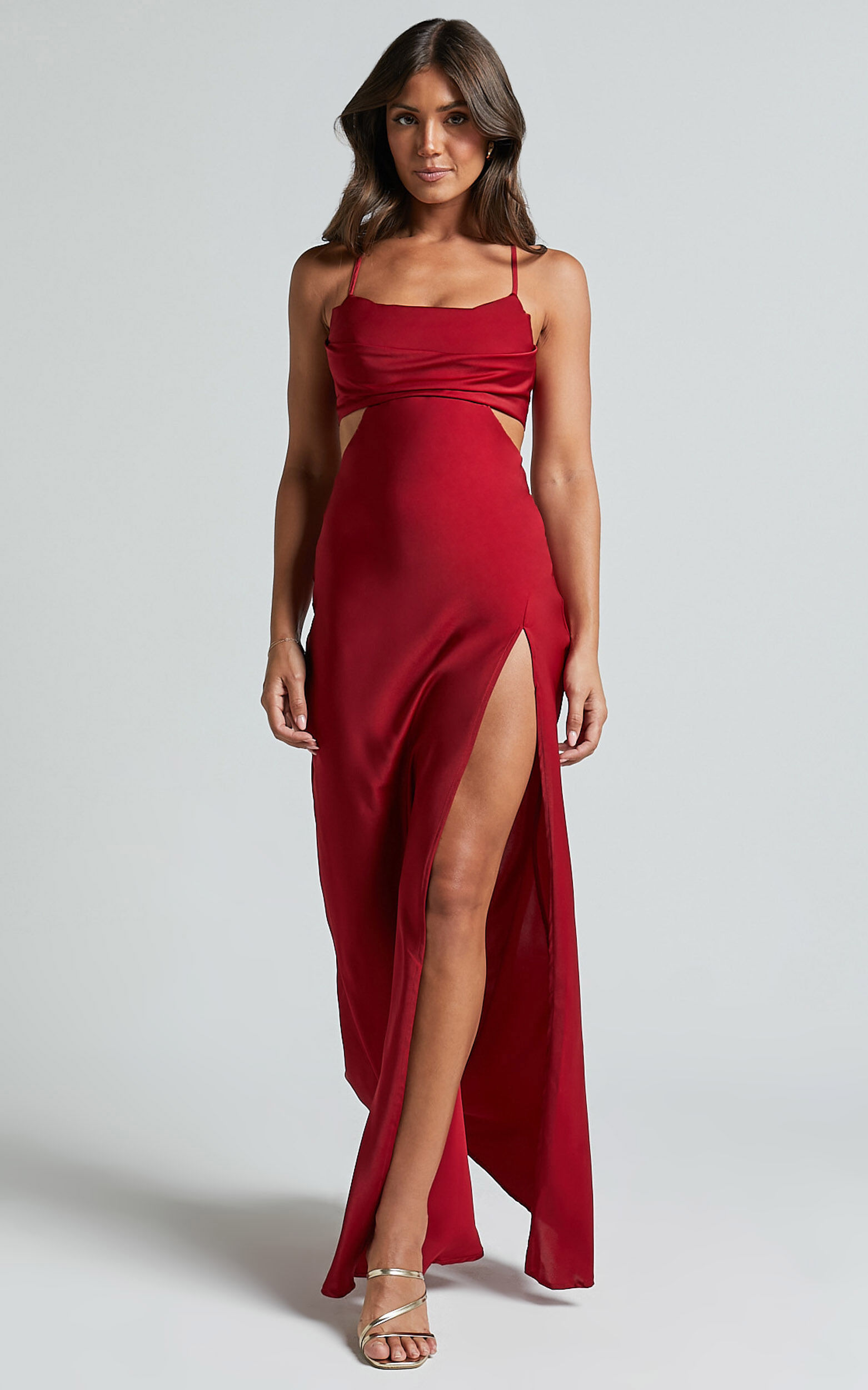 Showpo red dress top
