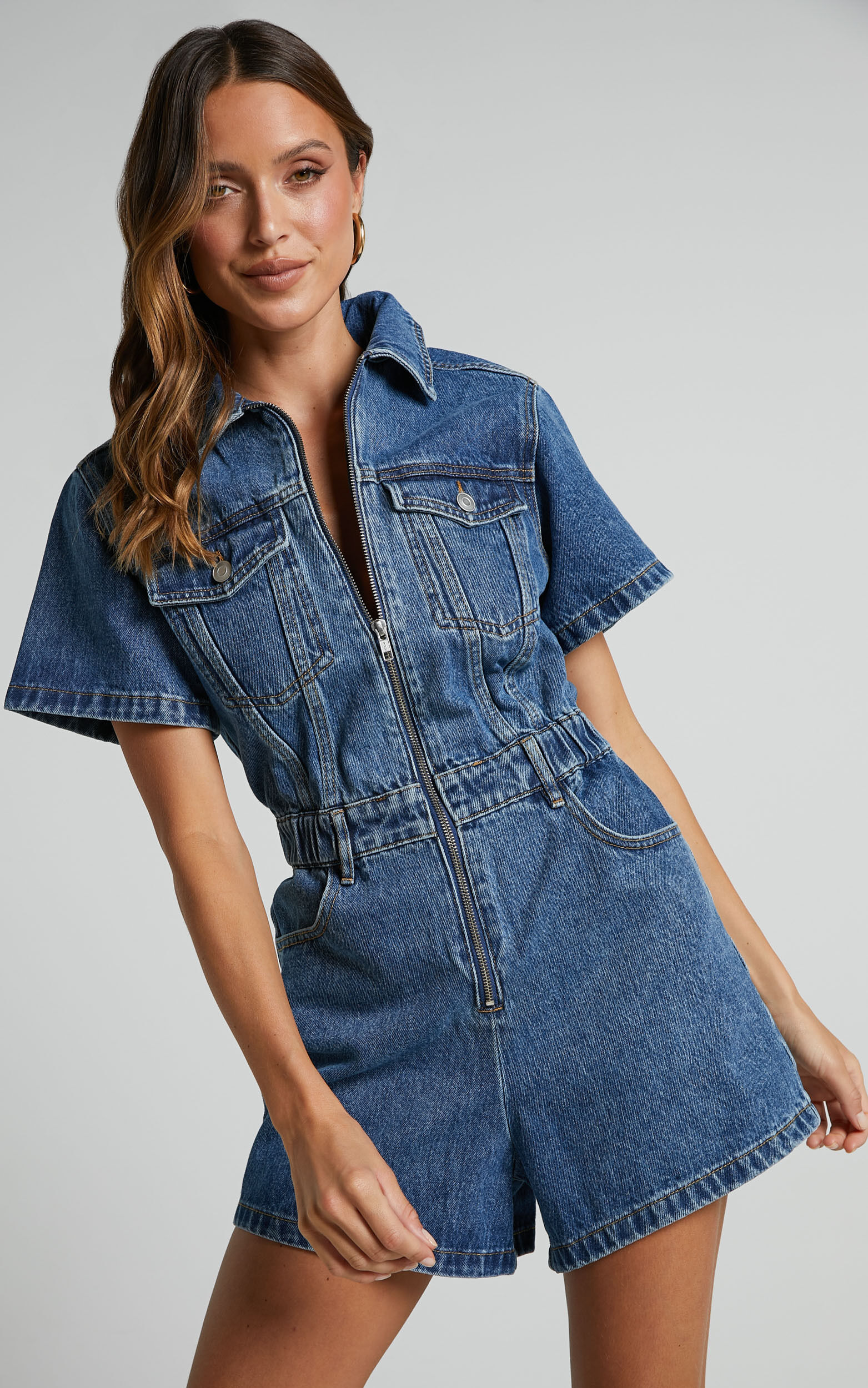 Topshop utility playsuit store