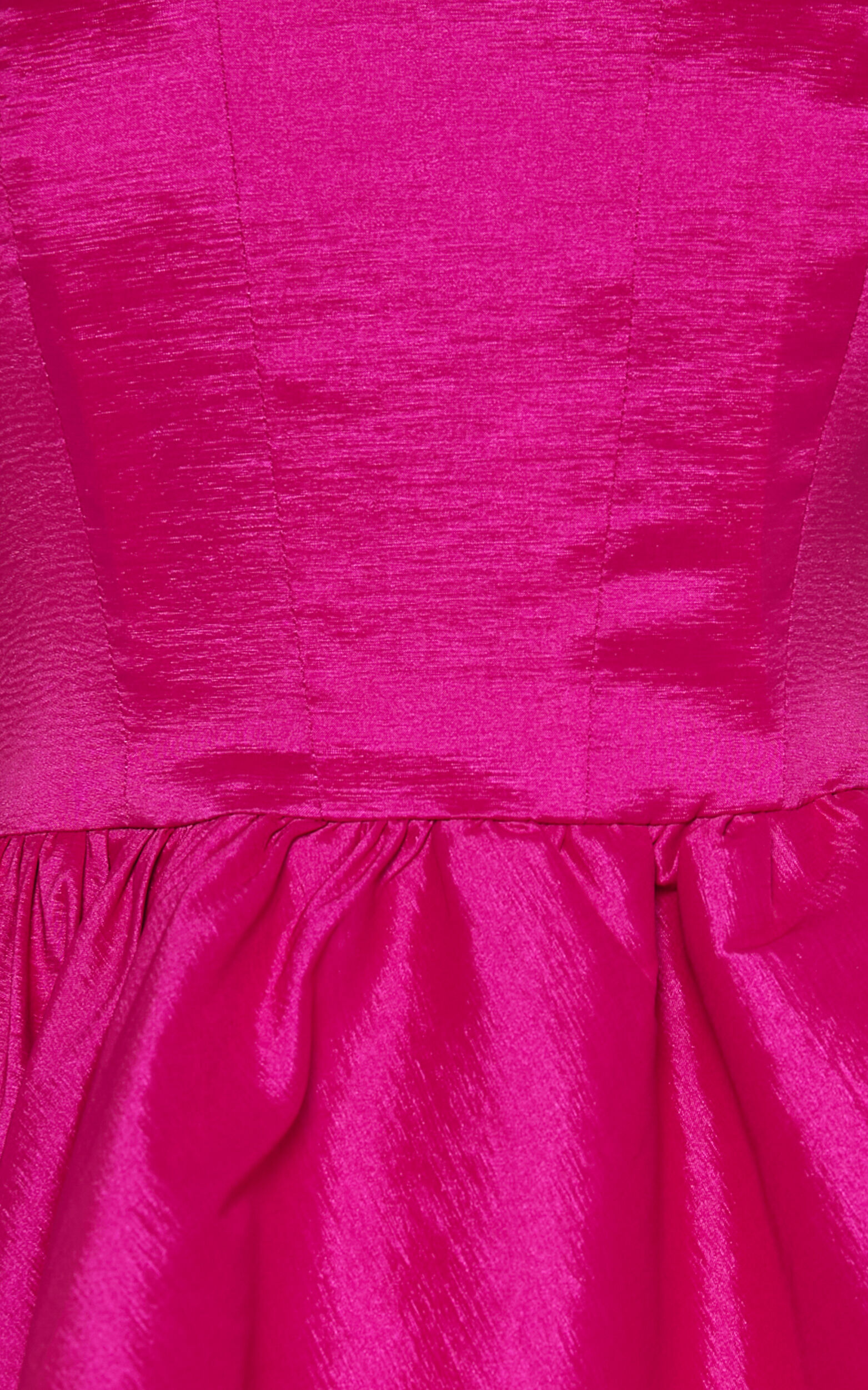 Jayde Mini Dress - Strapless Sweetheart Fit And Flare Dress in Magenta ...