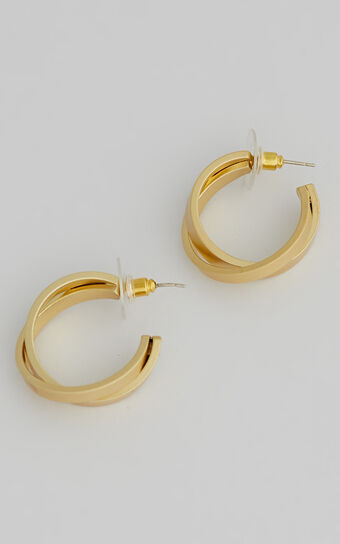 Traya Earrings in Gold