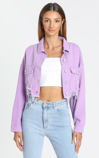 Julianne Jacket In Lavender