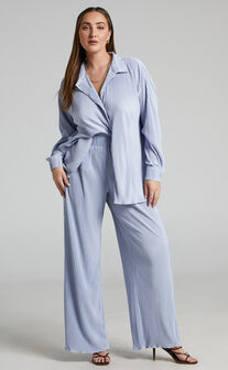 4TH & RECKLESS - PALAIS TROUSER in Blue