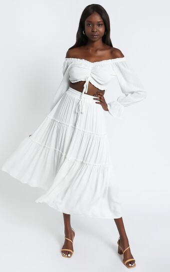 Isolde Skirt in White