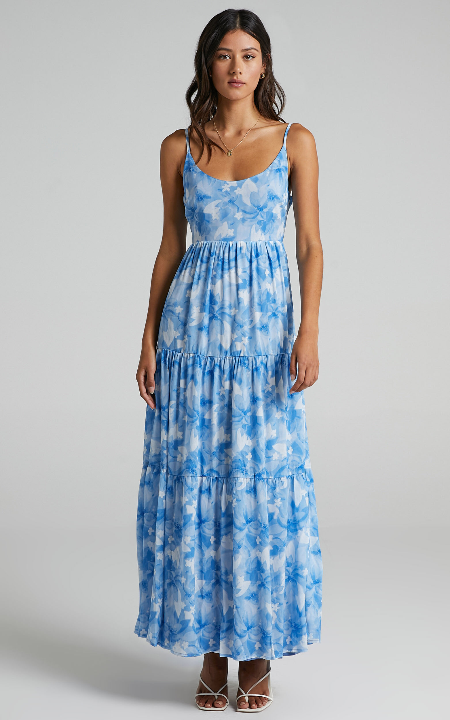 Dasia Maxi Dress in Cloudy Floral | Showpo USA