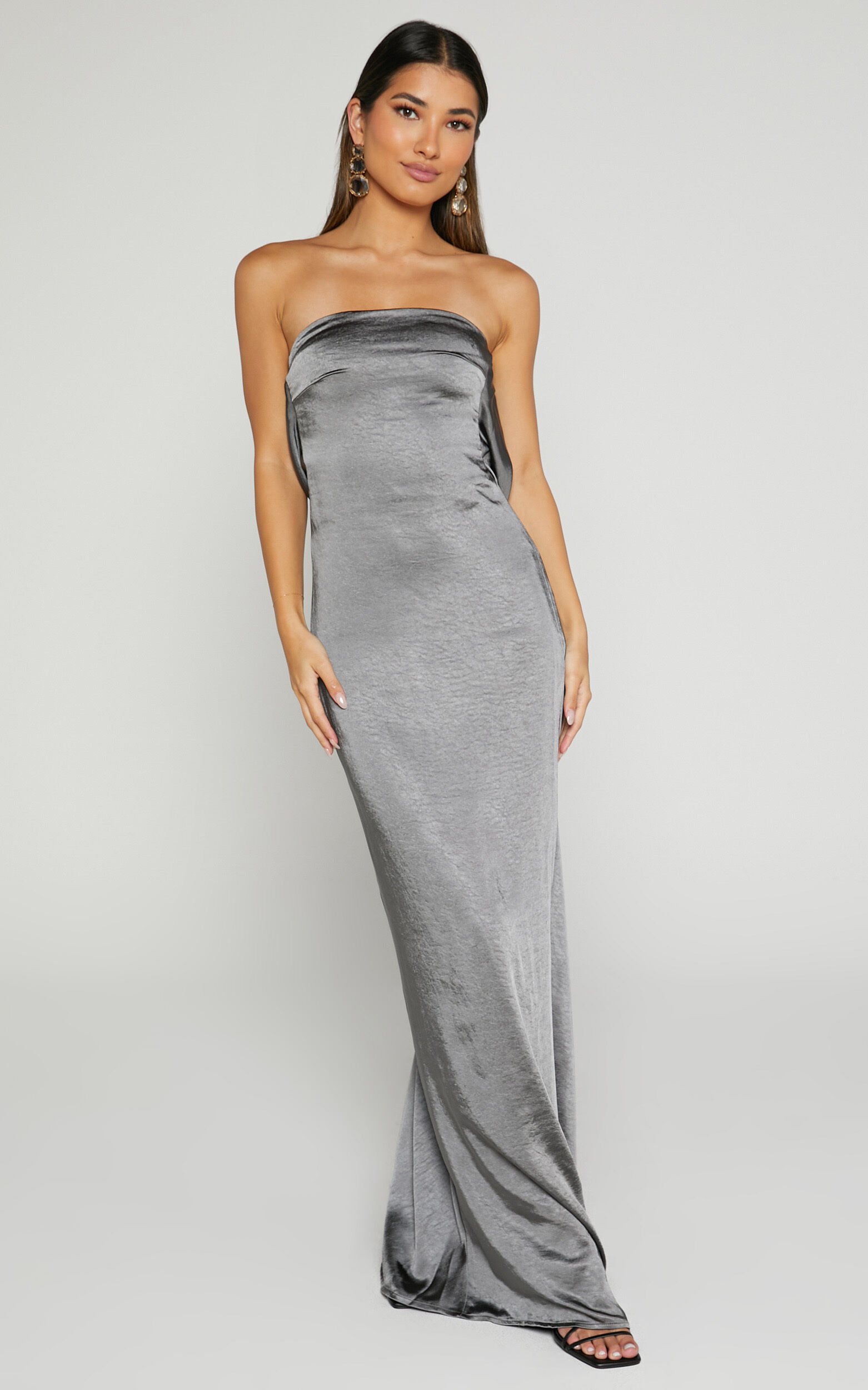 Charcoal maxi on sale dress