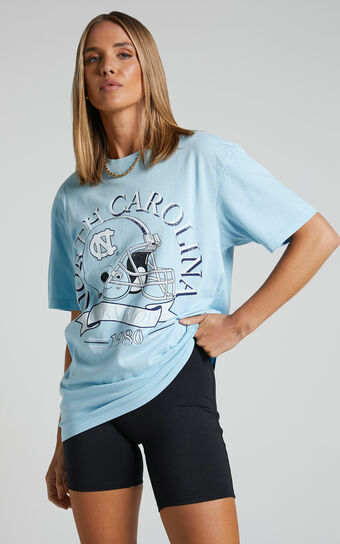 NCAA - North Carolina Champions Athletics Tee in Sky Blue