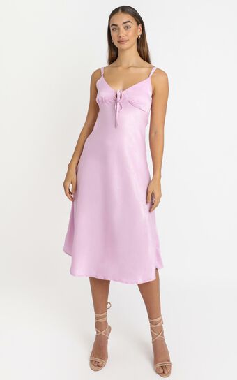 Toss The Dice Dress In Lilac