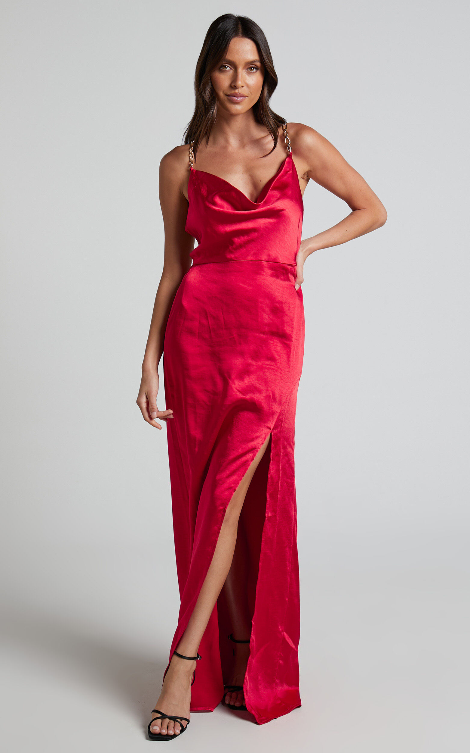 Showpo red 2025 dress