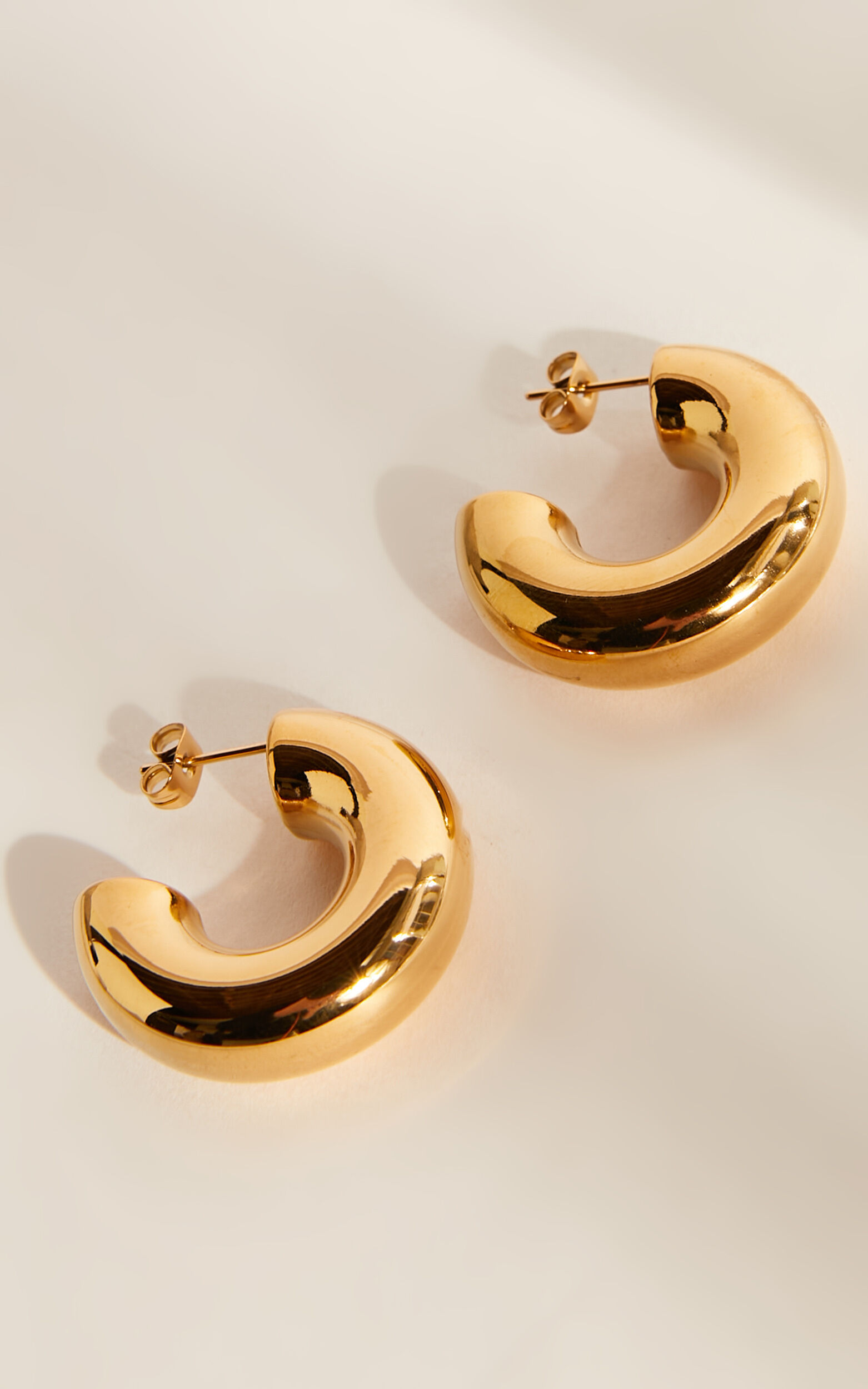 Half pawn gold deals earrings