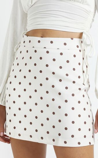 Lavo Skirt in White Spot
