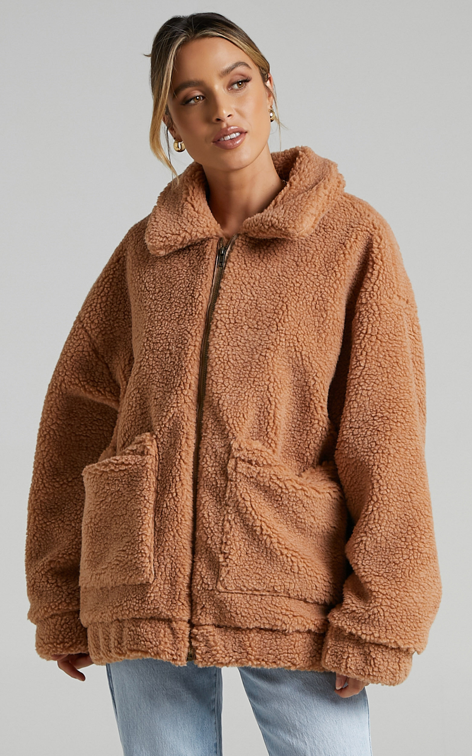 Showpo teddy jacket best sale