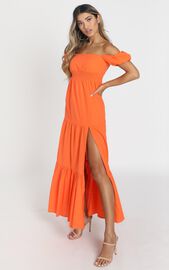 Island Hopper Dress in Orange | Showpo USA