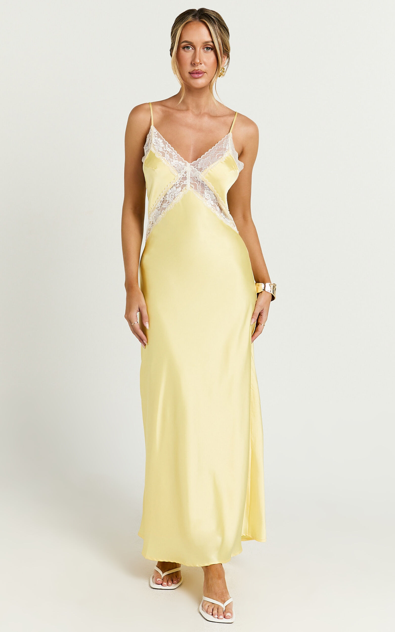 Lemon slip dress hot sale