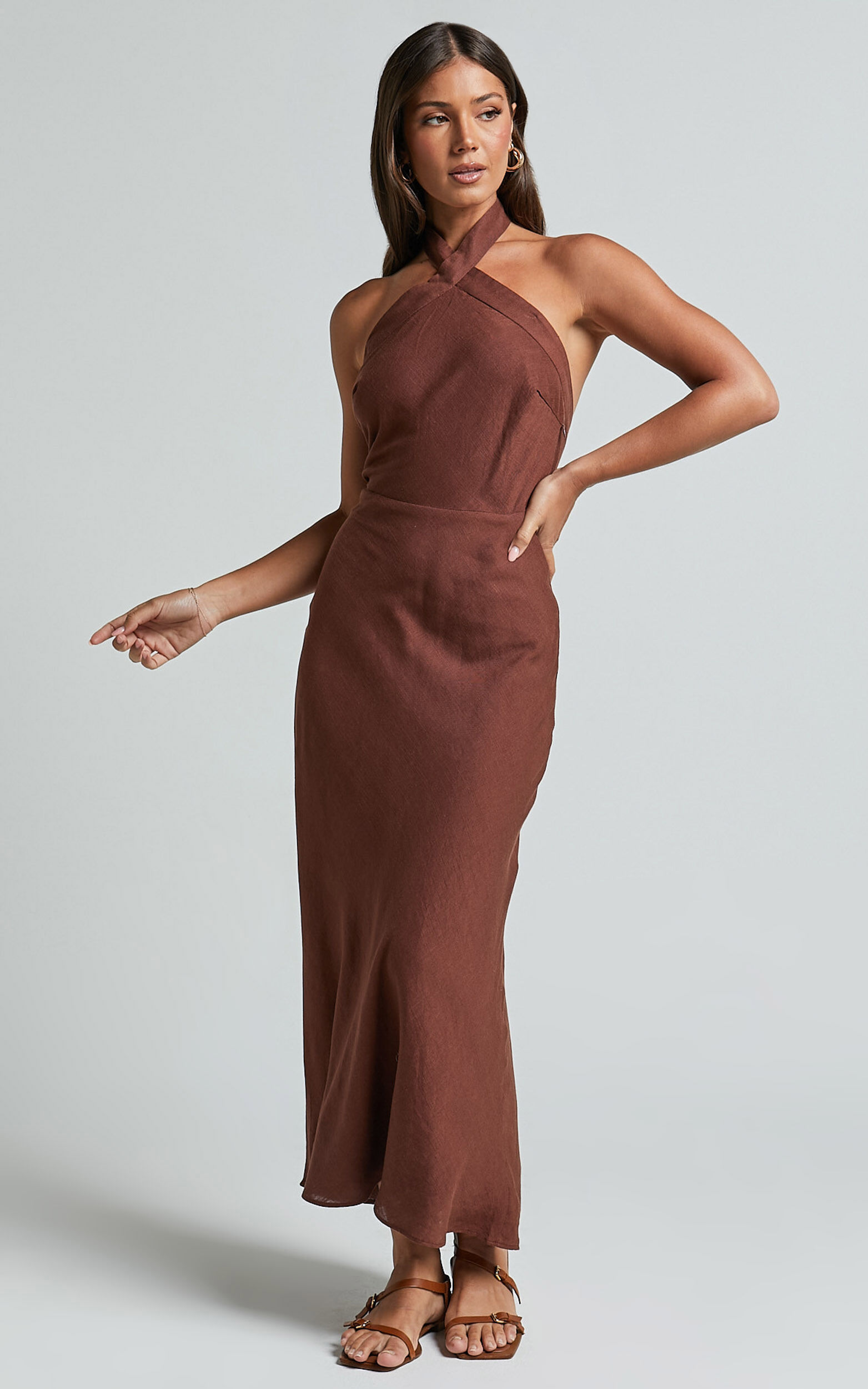 Low back slip dress top