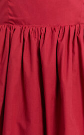Kimberly Mini Dress - Square Neck Bubble Hem Dress in Red | Showpo USA
