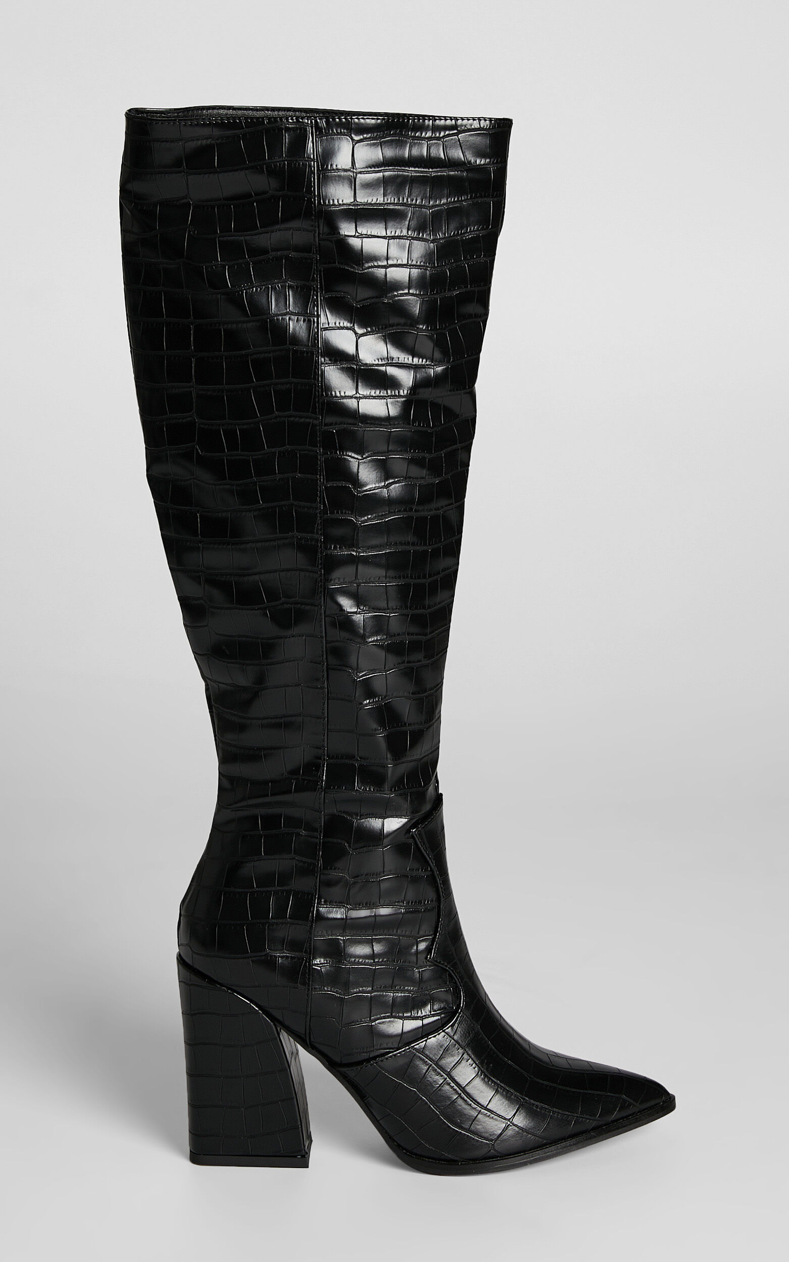 Therapy Edora Boots in Black Croc Showpo NZ