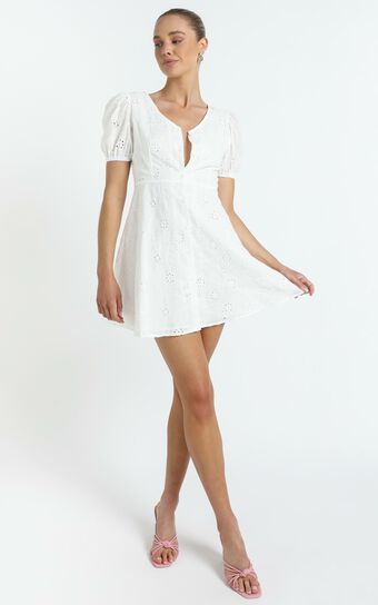 Walsh Dress in White