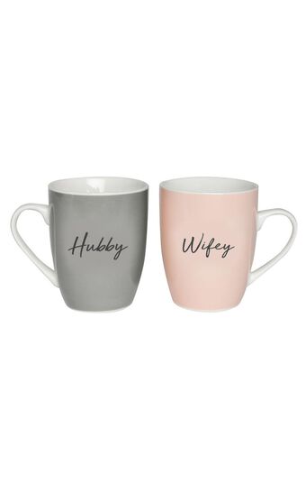 Hubby & Wifey Mug Set 