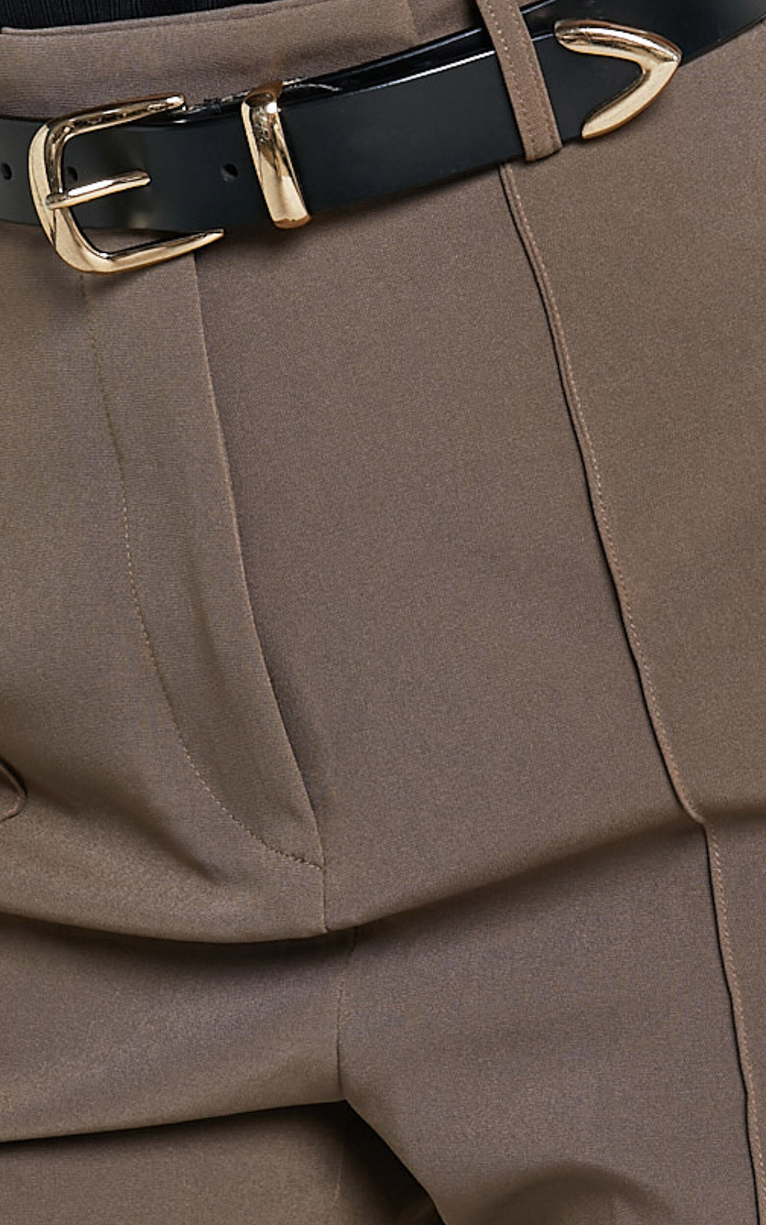 Rogers Pants - High Waisted Pants in Mocha | Showpo USA