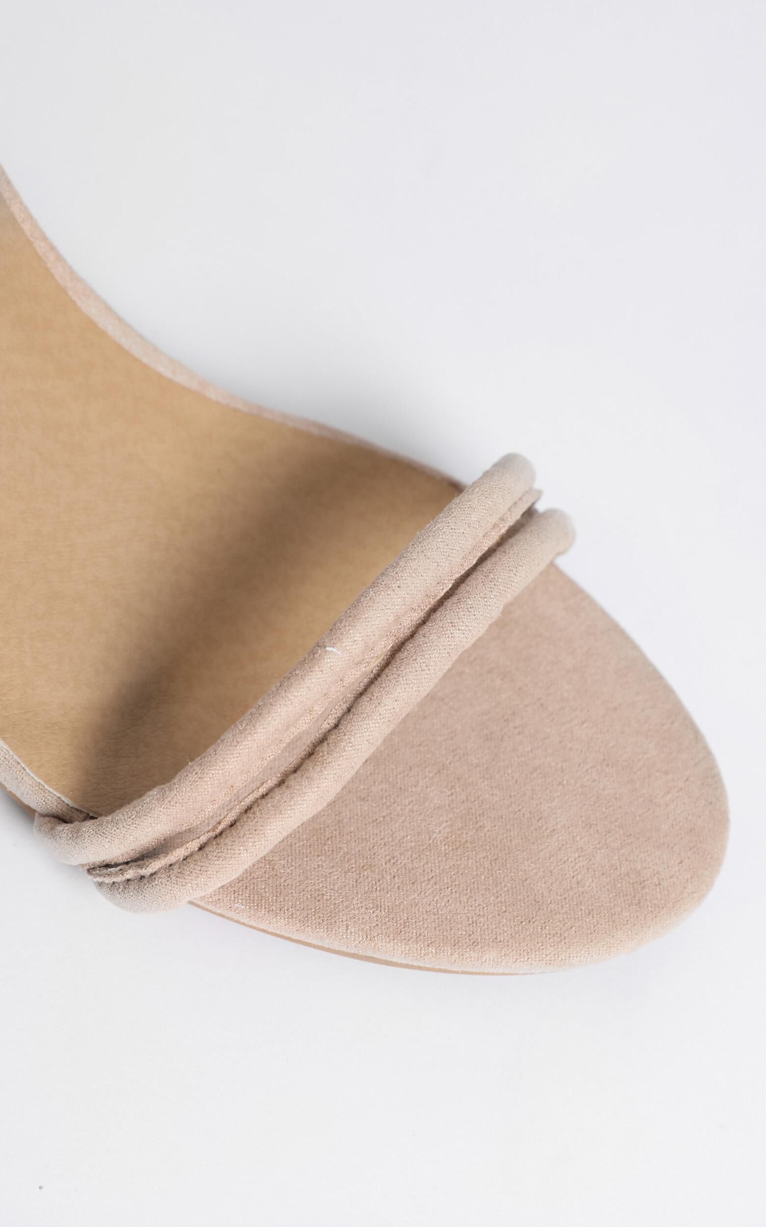 Billini Calvi Heels In Nude Micro Showpo NZ