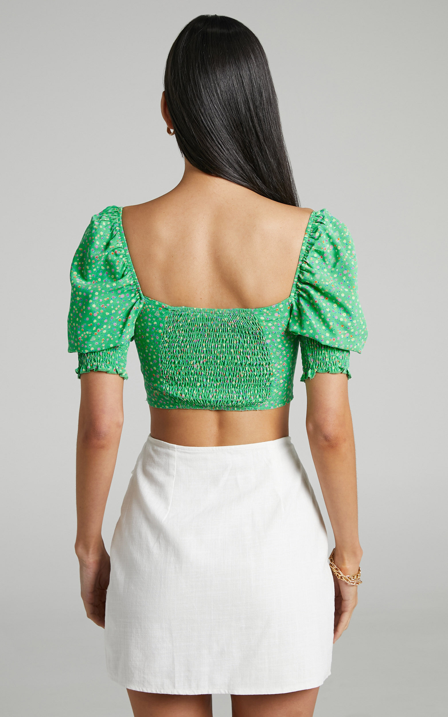 トップス Herlipto Cropped Puff Sleeve Knit Top Her lip to on X: 