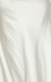 Karla Mini Dress - One Shoulder Long Sleeve Dress in Pearl | Showpo USA