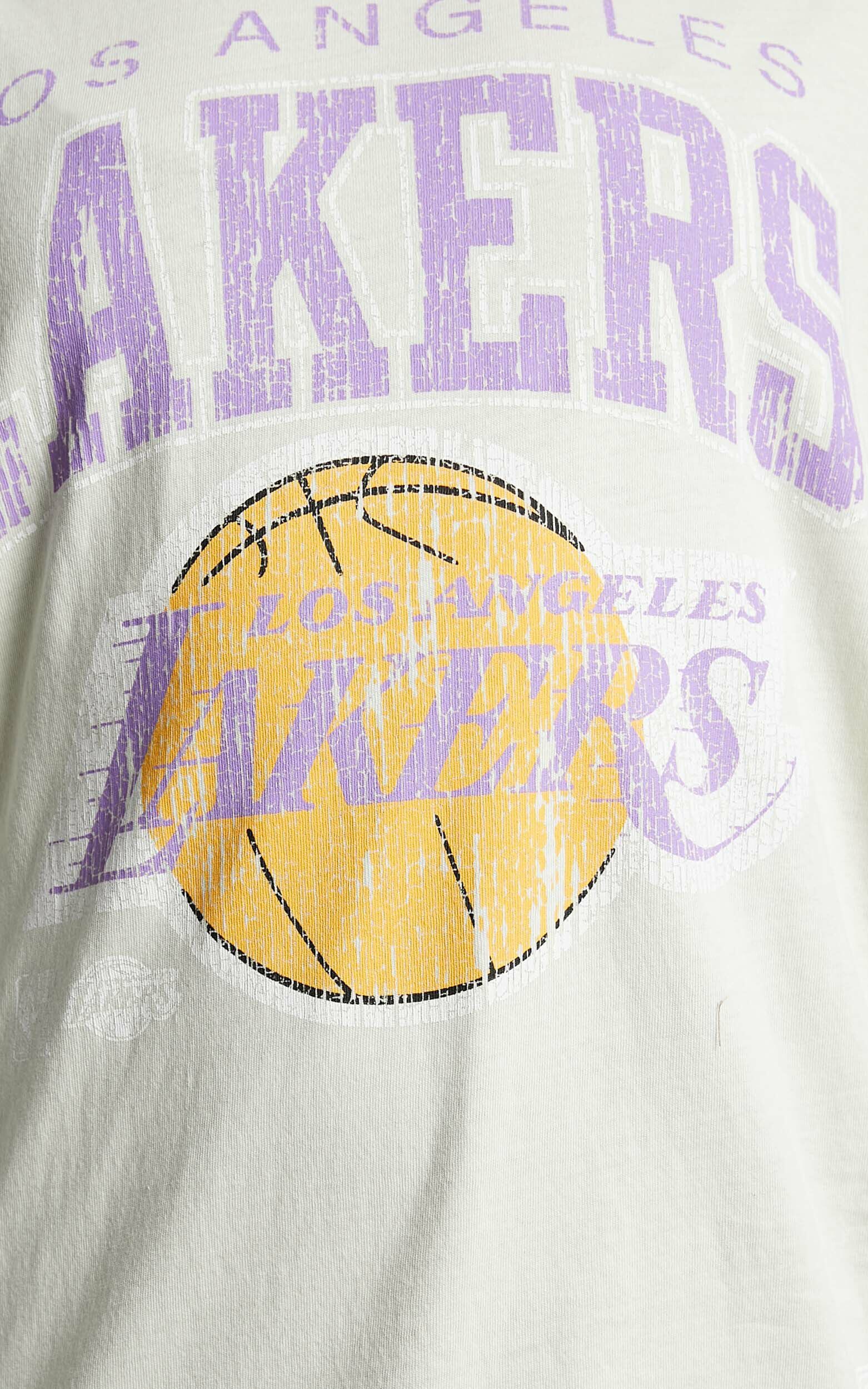 Mitchell & Ness - Los Angeles Lakers XL Arch Tee in Faded