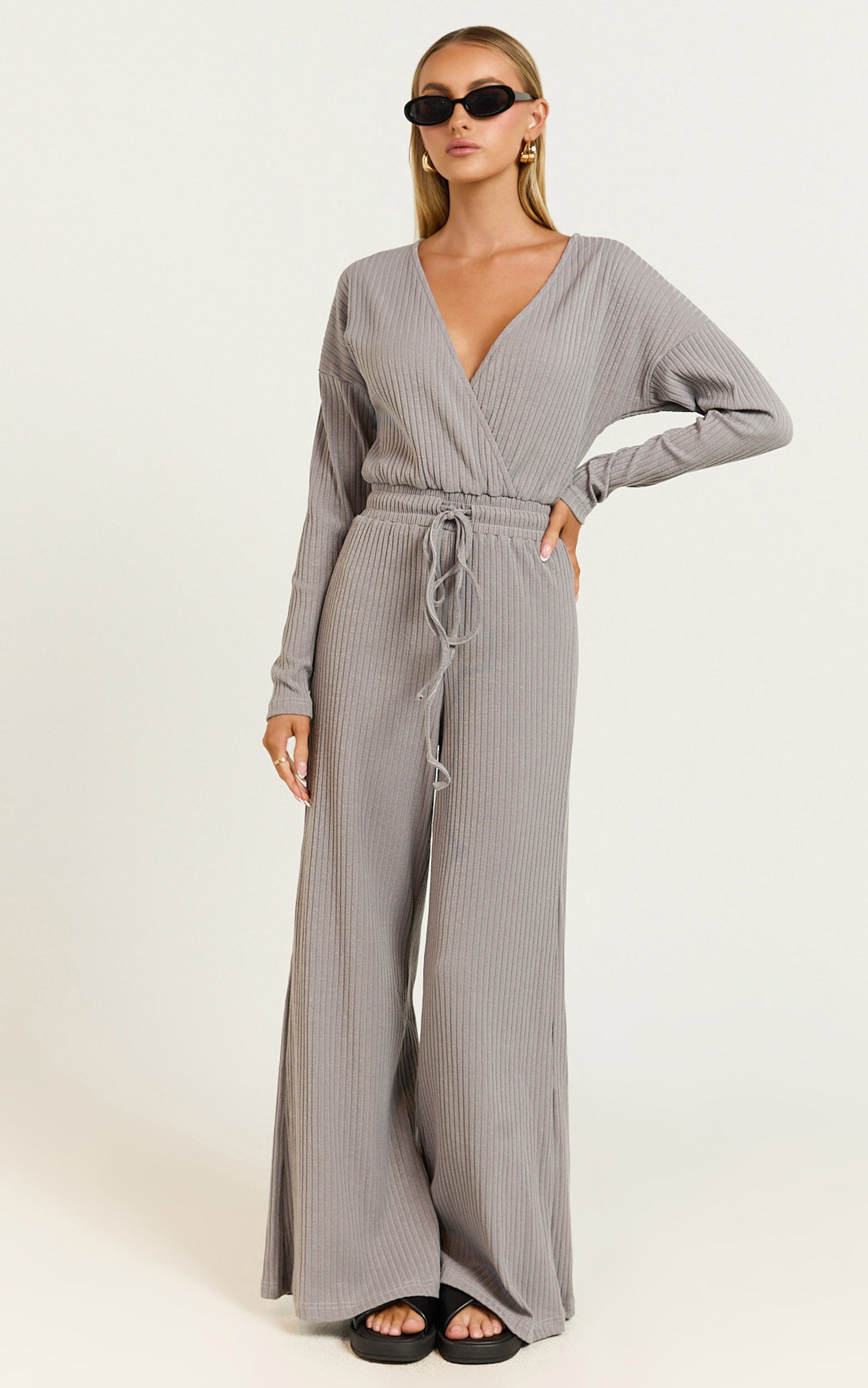 Long sleeve jersey jumpsuit shop