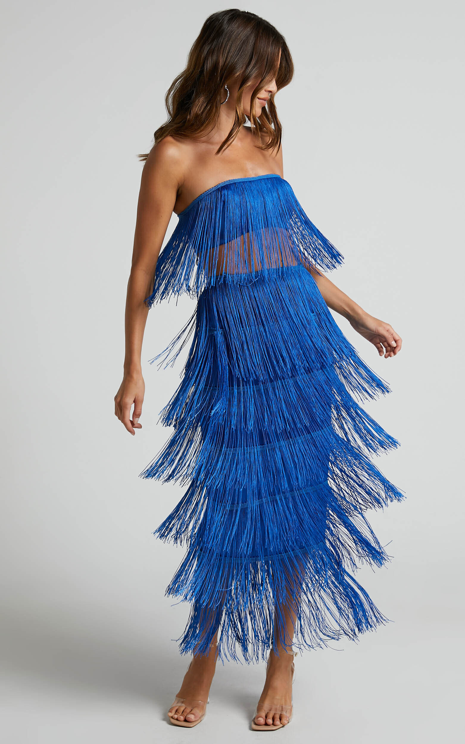 Cobalt blue shop two piece outfit