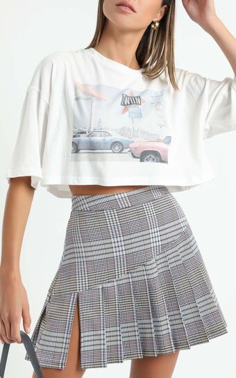 Twiin - Depict Mini Skirt in Multi