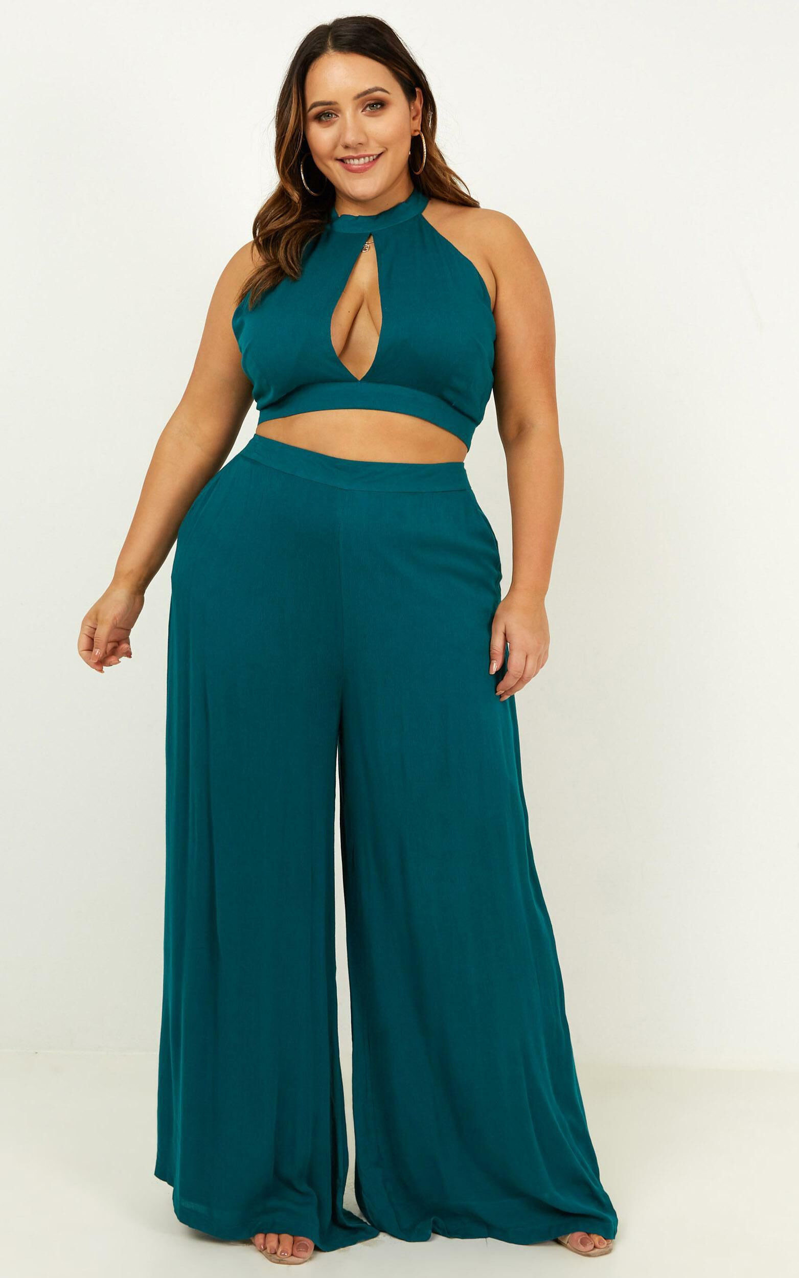 Better Off Now Two Piece Set In Teal Showpo USA