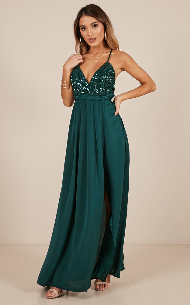 Showpo carmen maxi dress discount